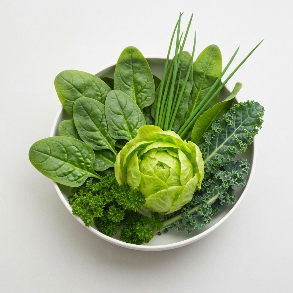 Leafy green vegetables